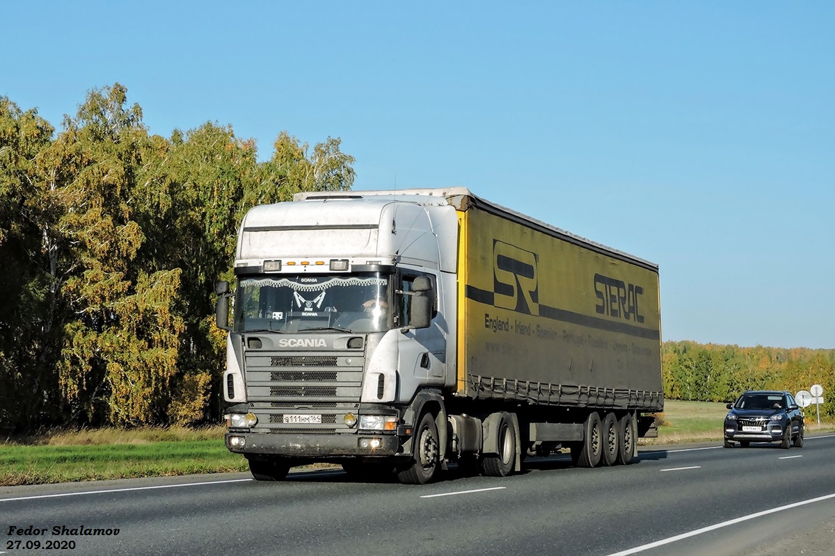 Саратовская область, № В 111 НМ 164 — Scania ('1996, общая модель)