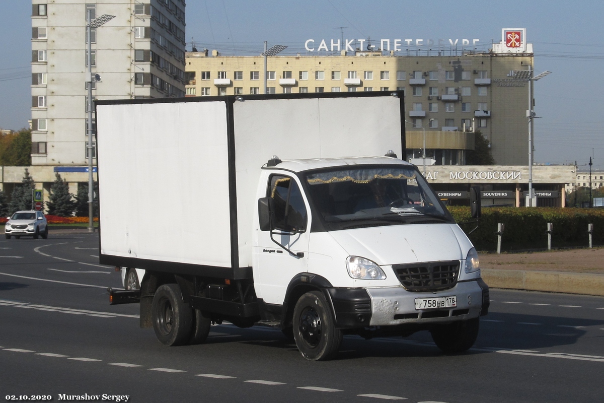 Санкт-Петербург, № У 758 НВ 178 — ГАЗ-33106 "Валдай"