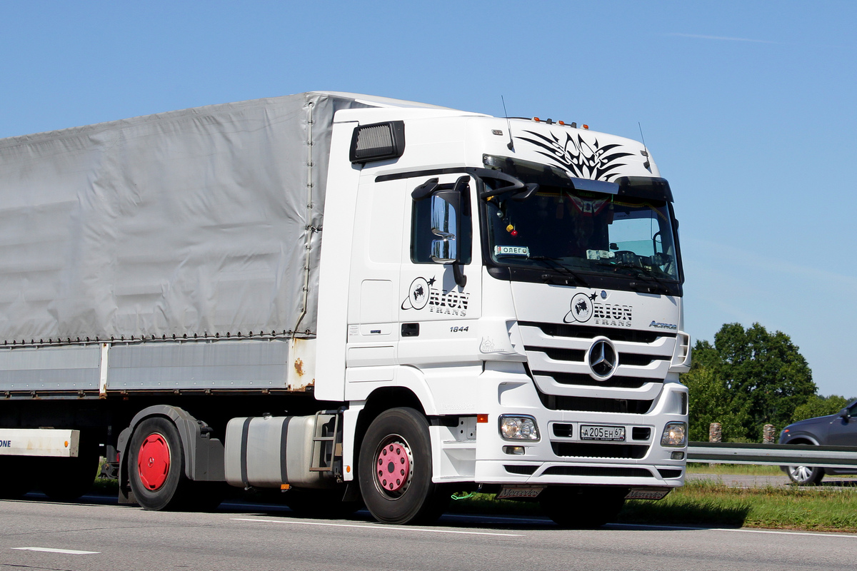 Смоленская область, № А 205 ЕН 67 — Mercedes-Benz Actros ('2009) 1844