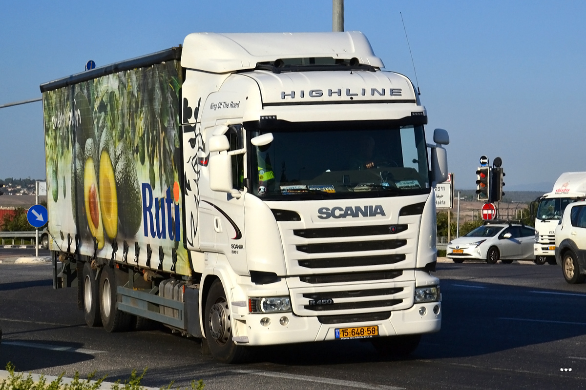 Израиль, № 15-648-58 — Scania ('2013) R450