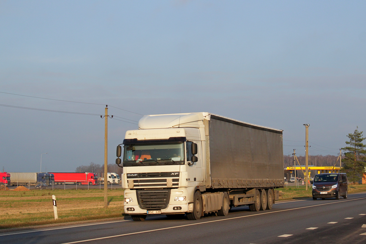 Литва, № FNE 820 — DAF XF105 FT