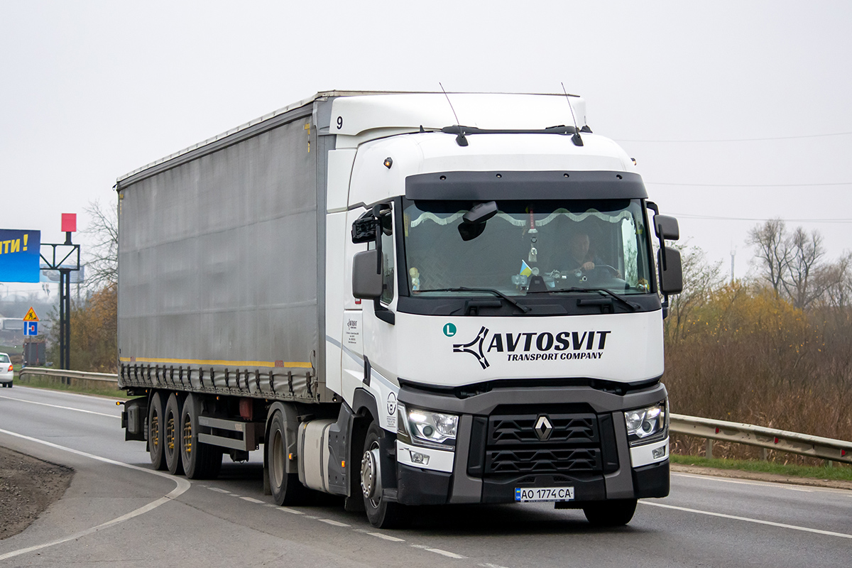 Закарпатская область, № АО 1774 СА — Renault T-Series ('2013)