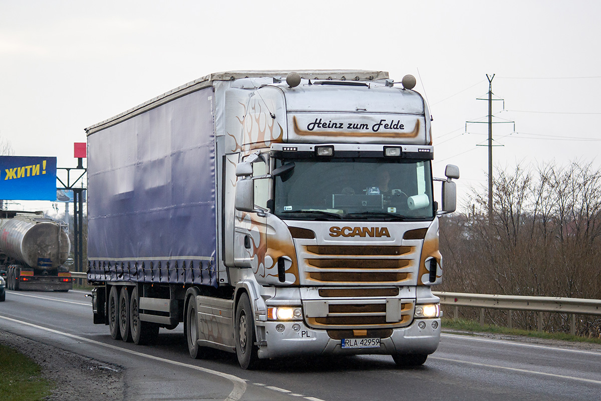 Польша, № RLA 42959 — Scania ('2009, общая модель)