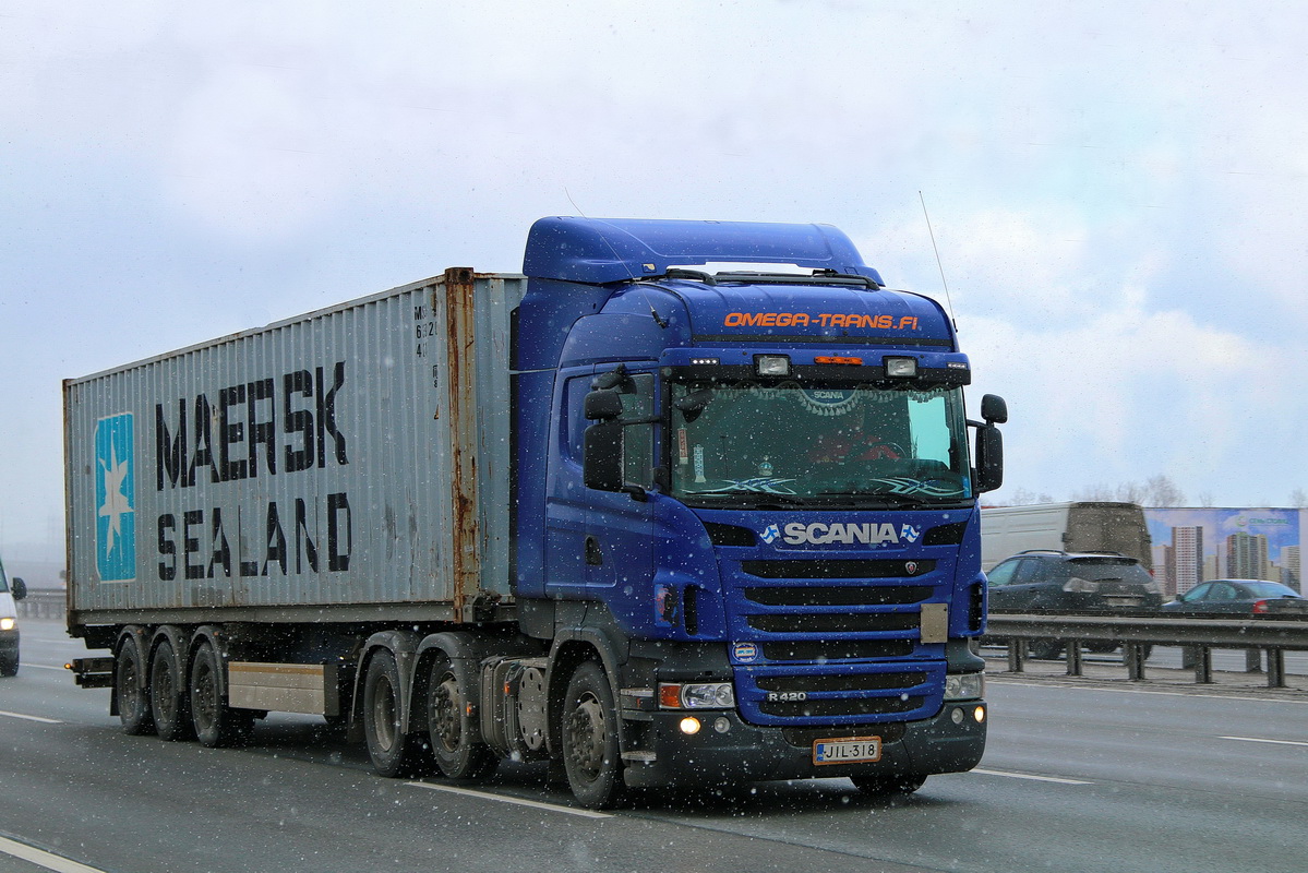 Финляндия, № JIL-318 — Scania ('2009) R420