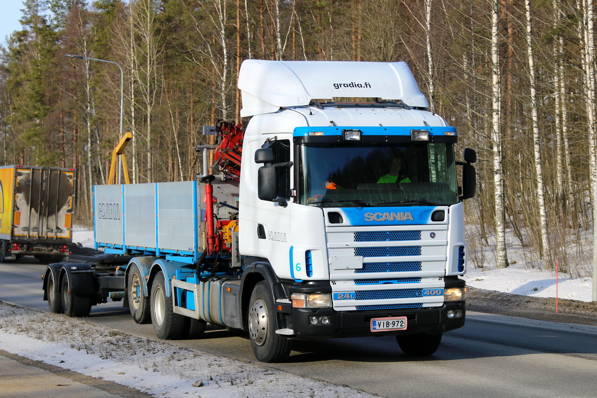 Финляндия, № VIB-972 — Scania ('1996) R124L