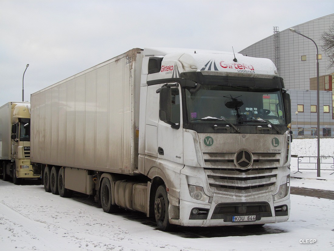 Литва, № KOU 644 — Mercedes-Benz Actros ('2011) 1845