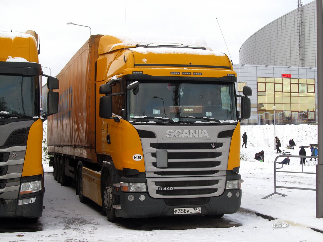 Московская область, № Р 358 АС 750 — Scania ('2013) R440