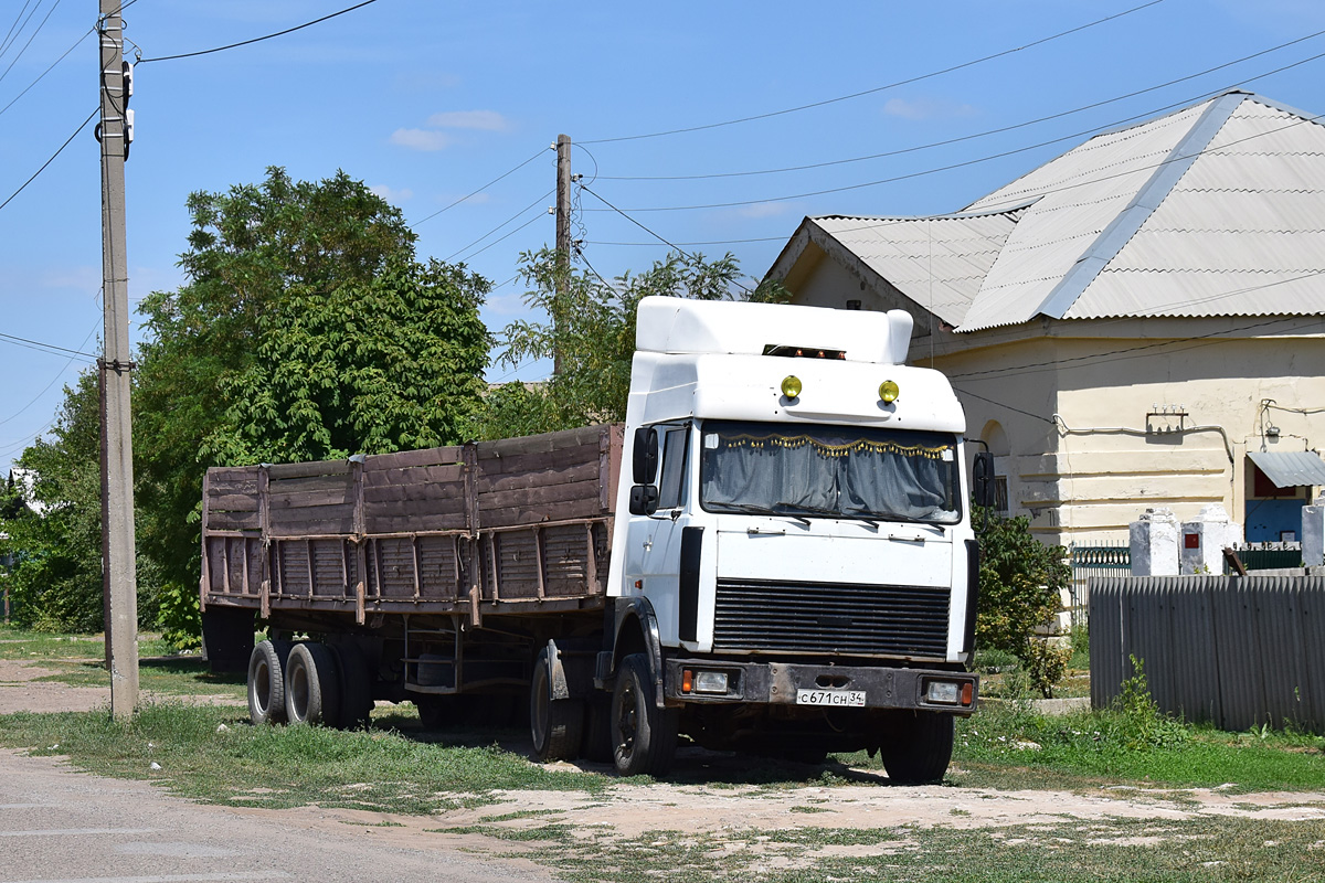 Волгоградская область, № С 671 СН 34 — МАЗ-54329