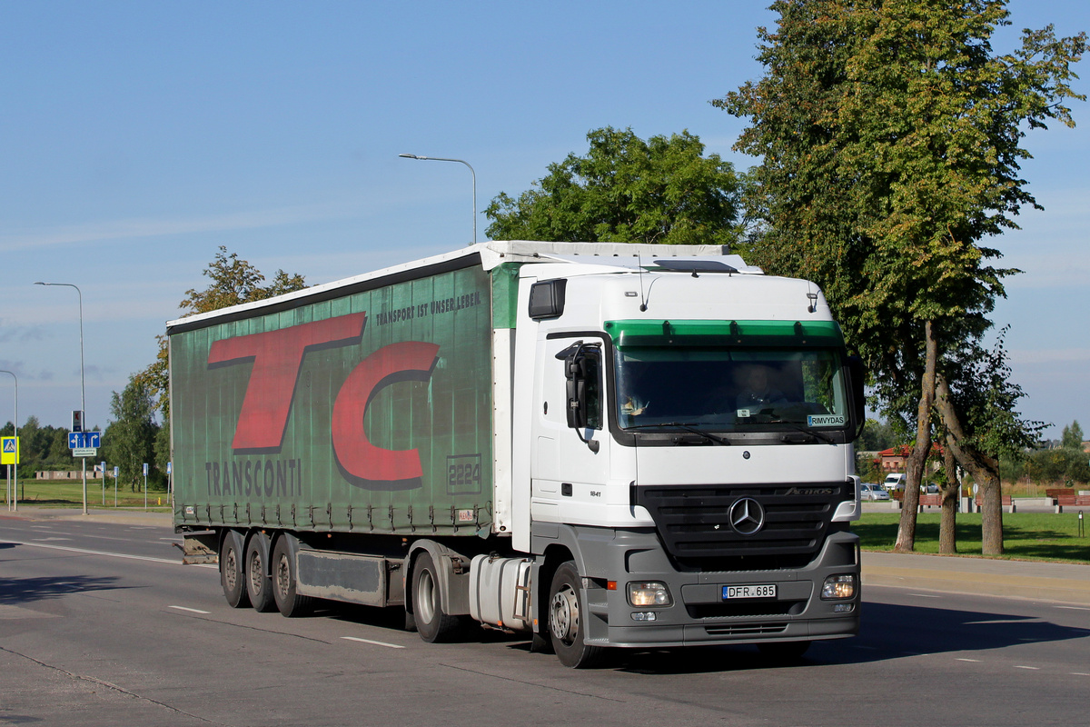 Литва, № DFR 685 — Mercedes-Benz Actros ('2003) 1841