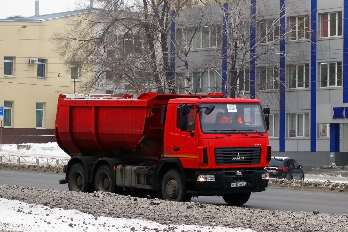 Саратовская область, № В 483 НМ 164 — МАЗ-6501 (общая модель)