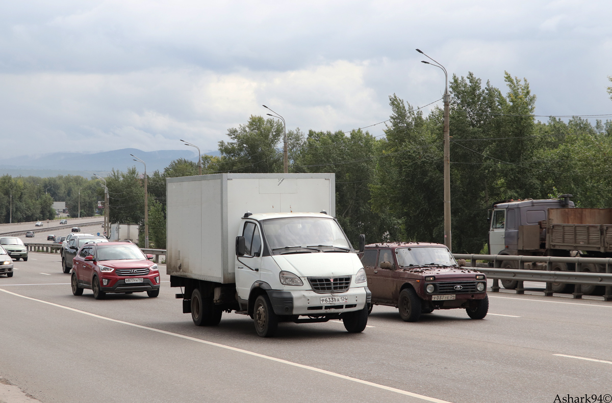 Красноярский край, № Р 633 ВА 124 — ГАЗ-33104 "Валдай"