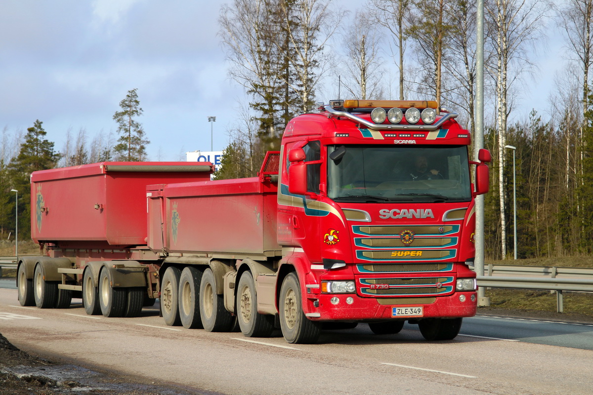 Финляндия, № ZLE-349 — Scania ('2013) R730