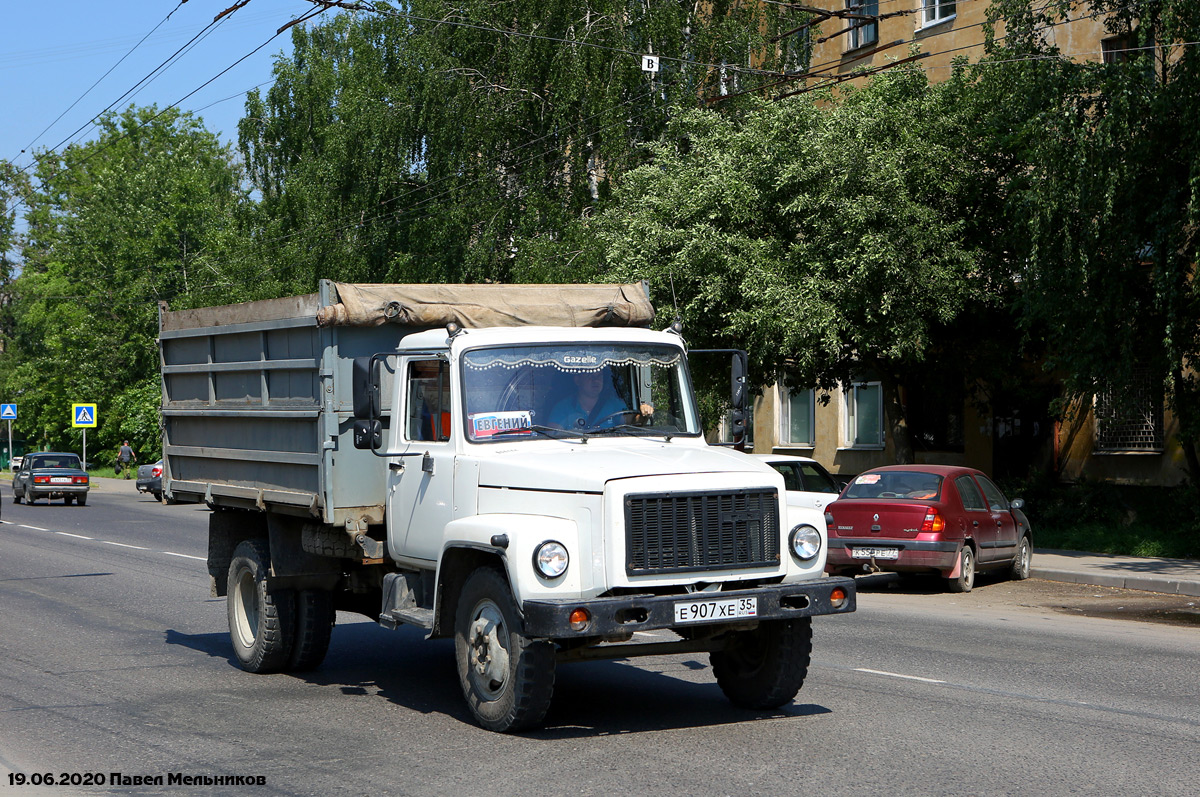 Вологодская область, № Е 907 ХЕ 35 — ГАЗ-33072