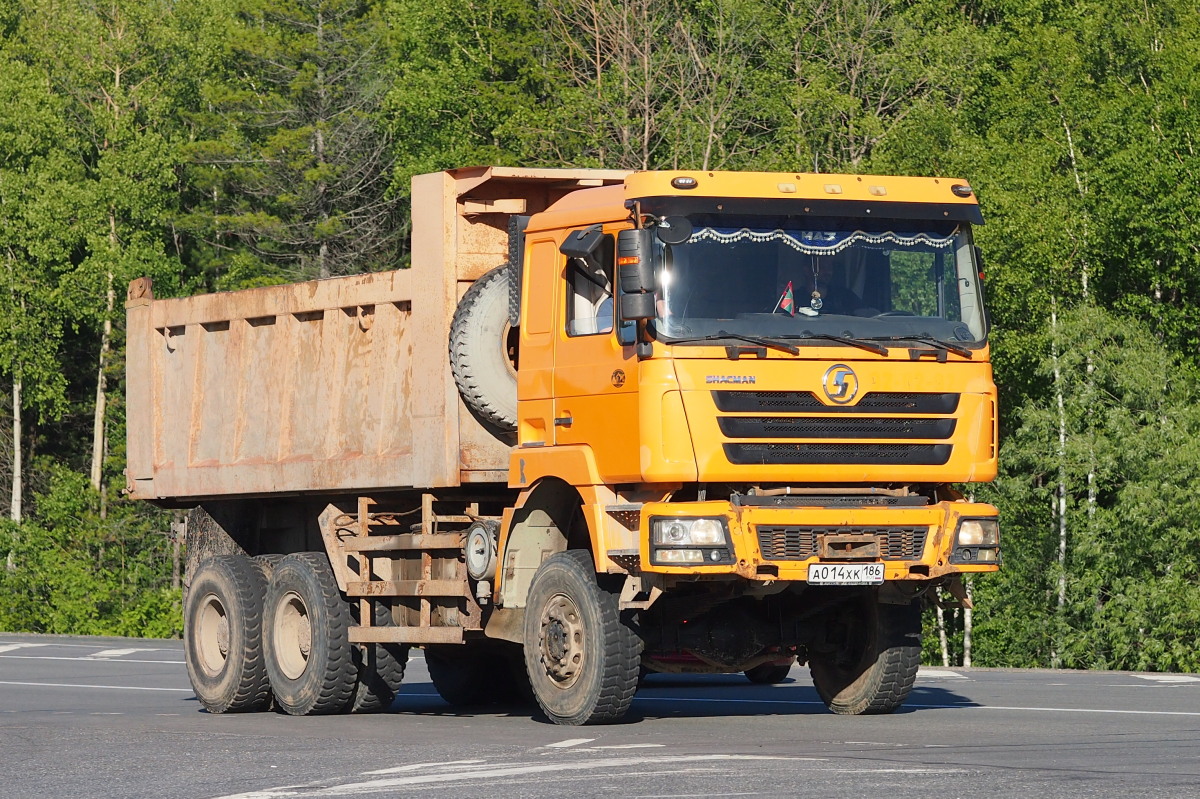 Ханты-Мансийский автоном.округ, № А 014 ХК 186 — Shaanxi Shacman F3000 SX325x