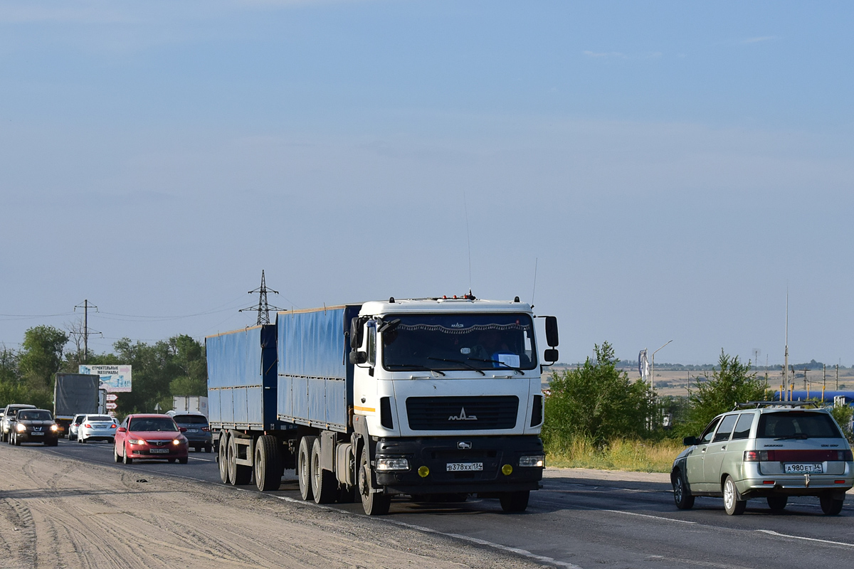 Волгоградская область, № В 378 ХХ 134 — МАЗ-6312B9