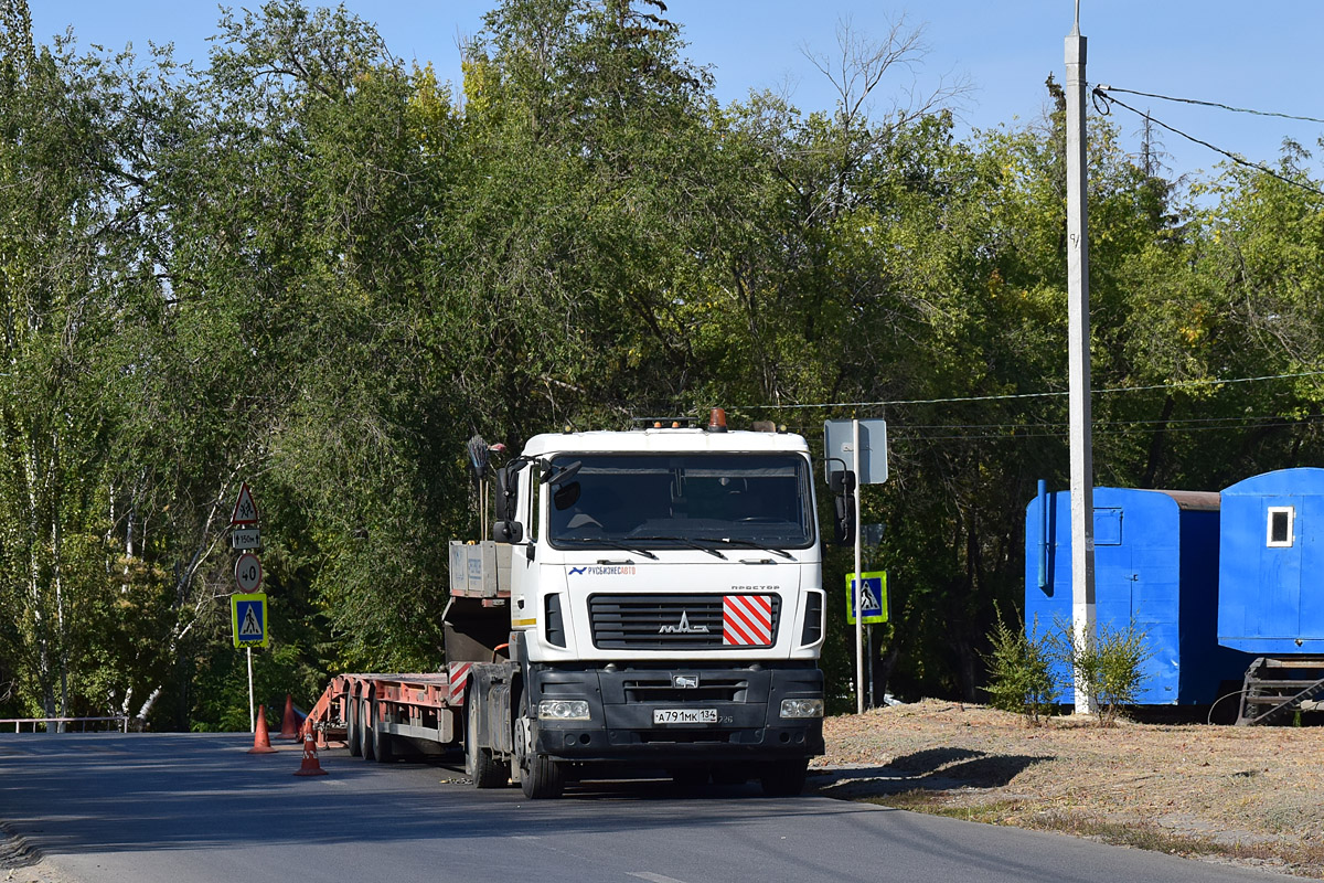 Волгоградская область, № А 791 МК 134 — МАЗ-5440B5