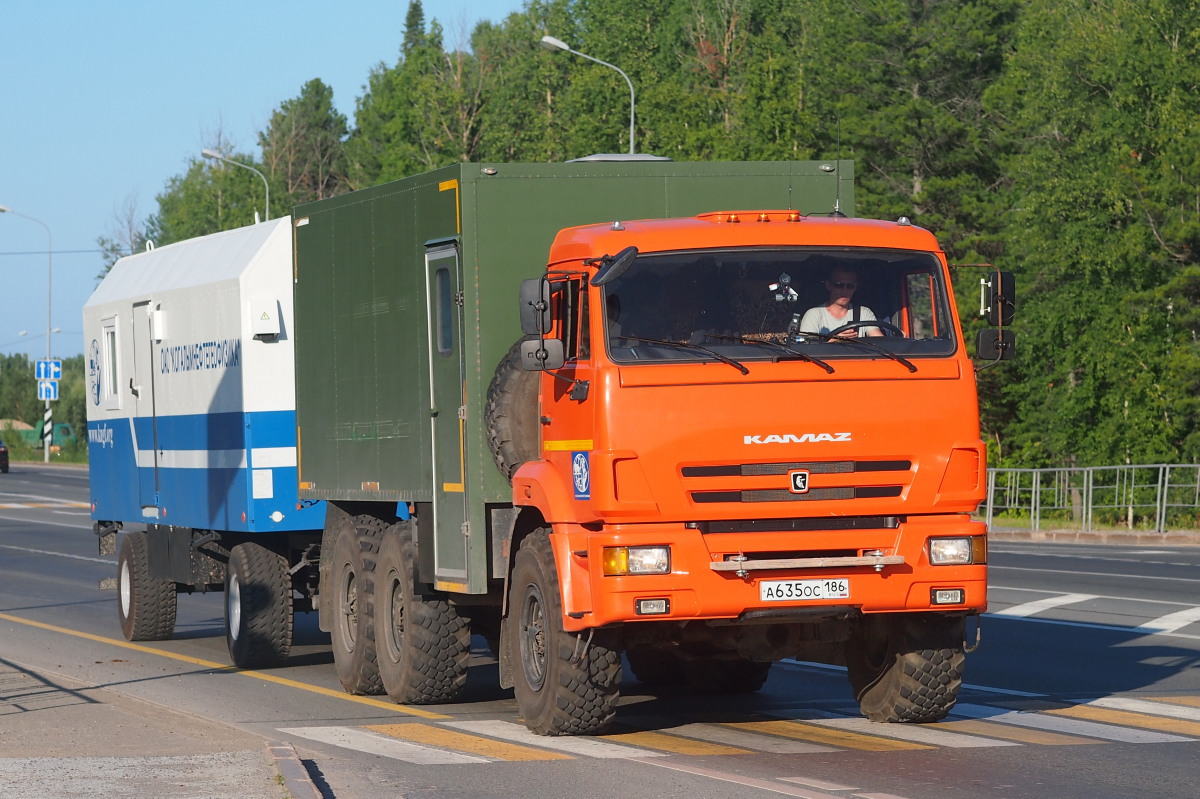 Ханты-Мансийский автоном.округ, № А 635 ОС 186 — КамАЗ-43118-46