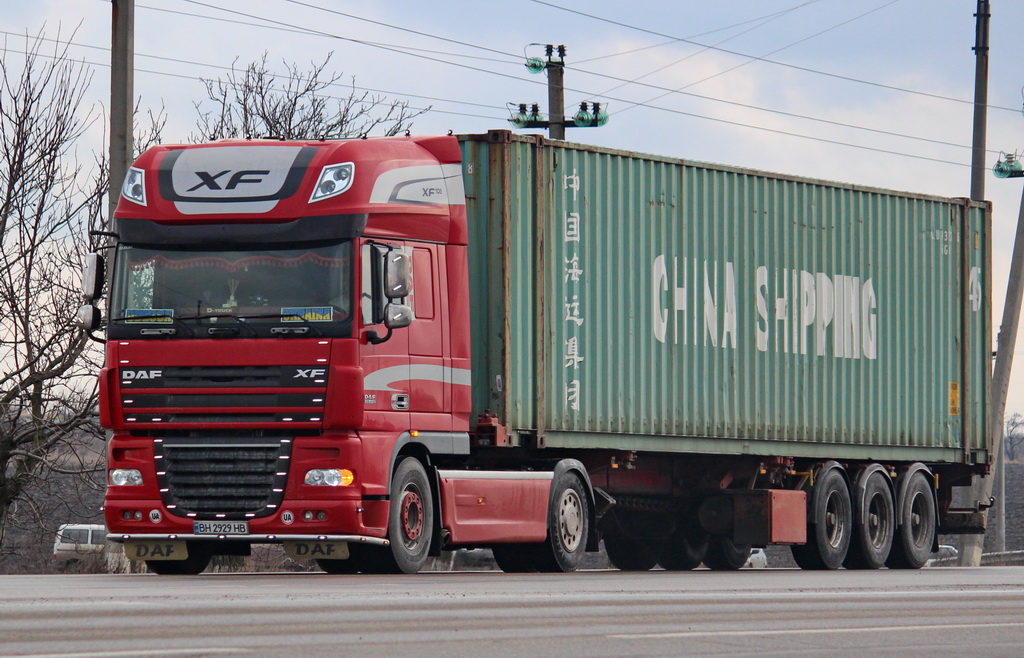 Одесская область, № ВН 2929 НВ — DAF XF105 FT