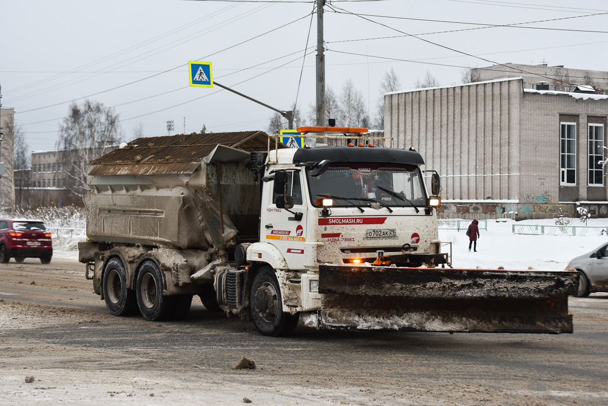 Архангельская область, № О 702 АК 29 — КамАЗ-65115-L4