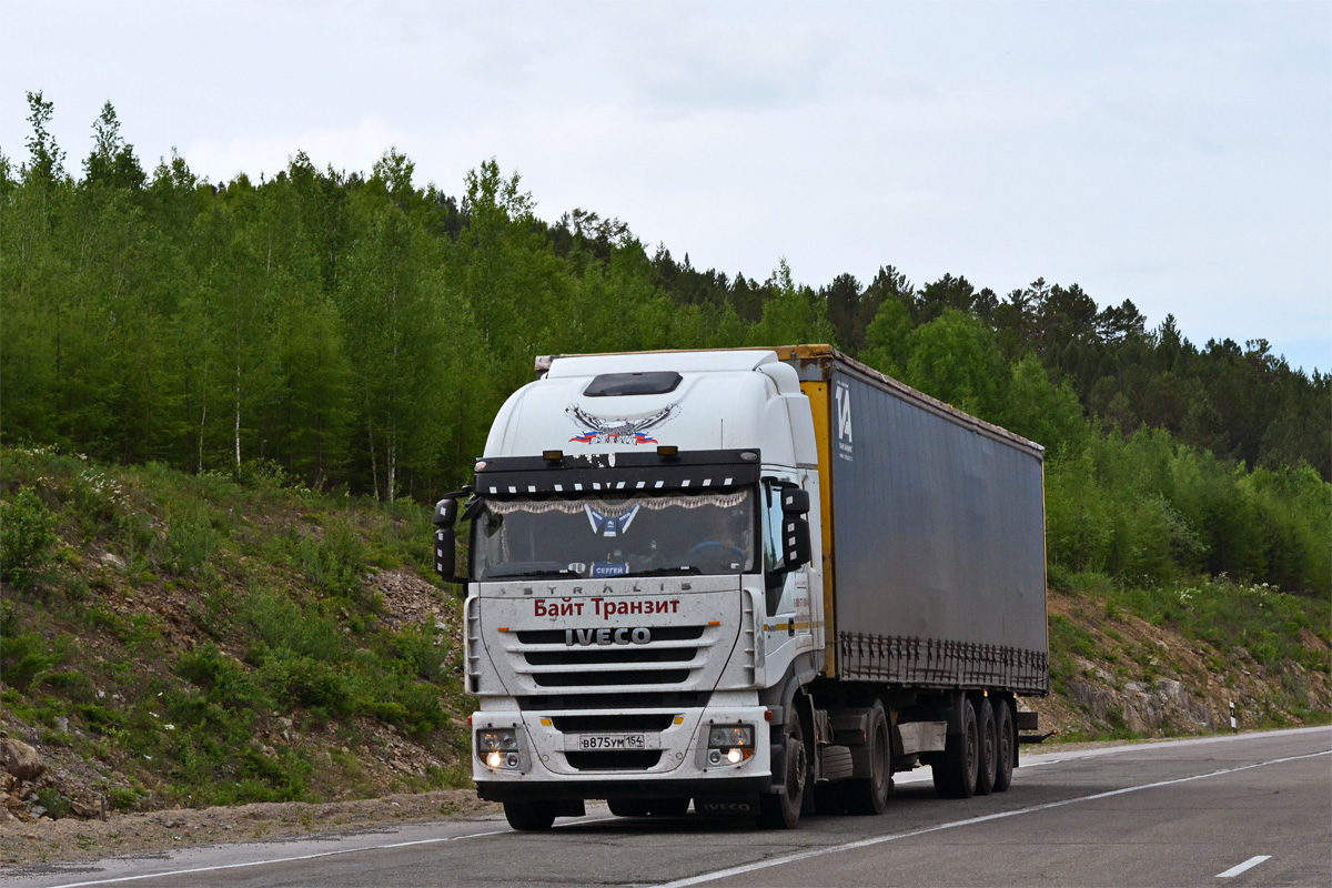 Новосибирская область, № В 875 УМ 154 — IVECO Stralis ('2007) 500