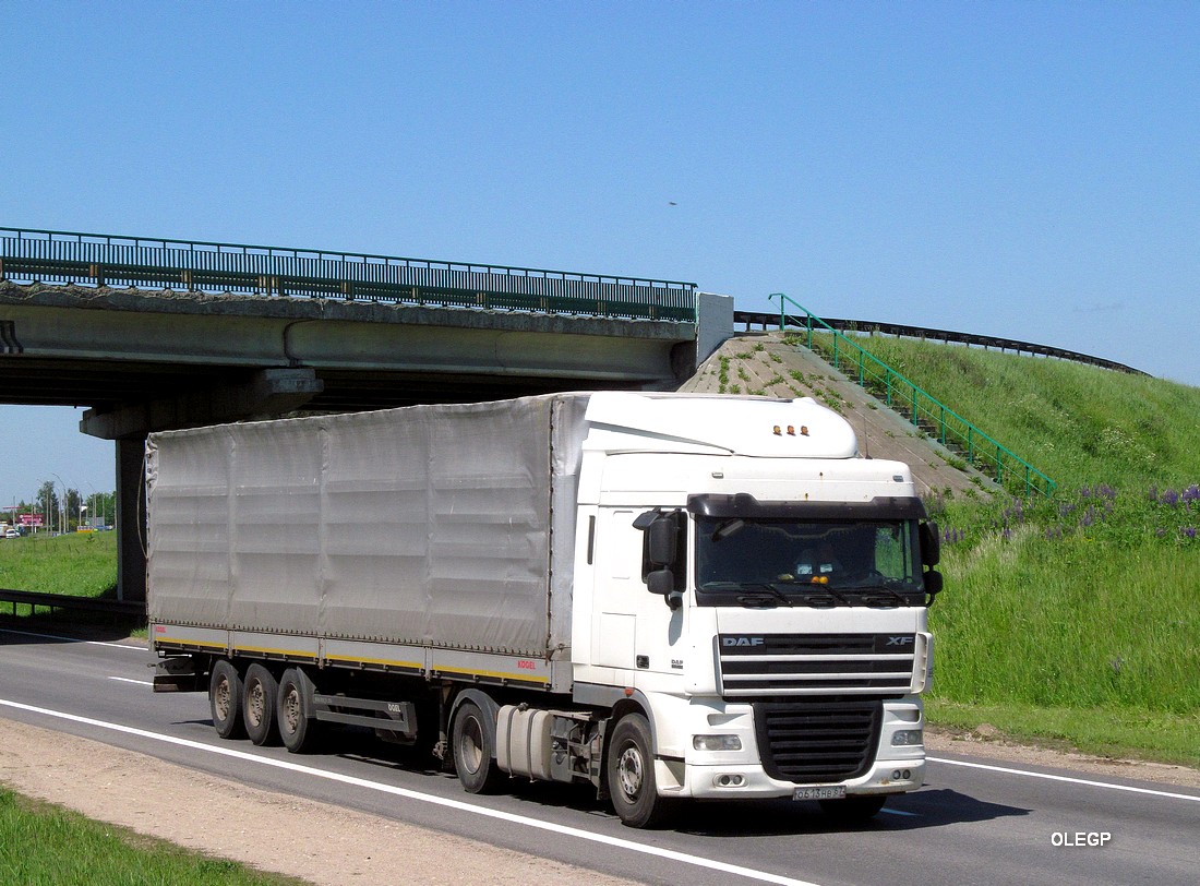 Смоленская область, № О 613 НВ 67 — DAF XF105 FT