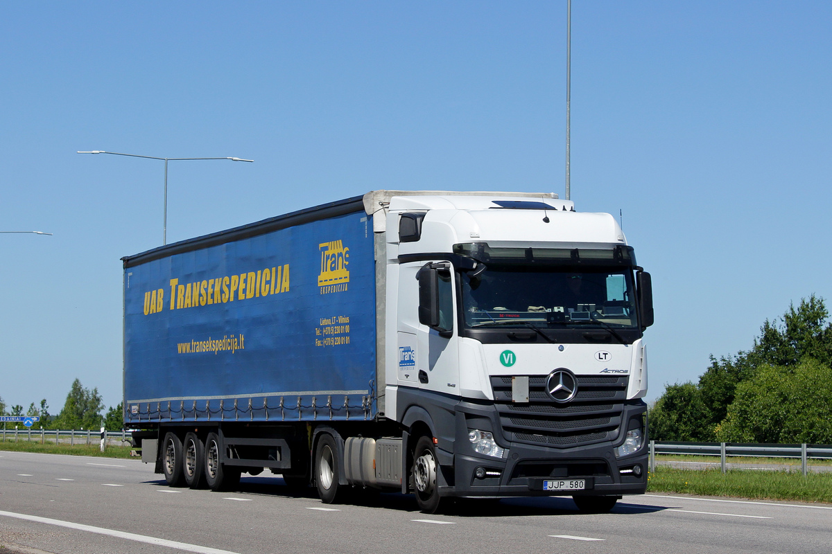 Литва, № JJP 580 — Mercedes-Benz Actros ('2011) 1845