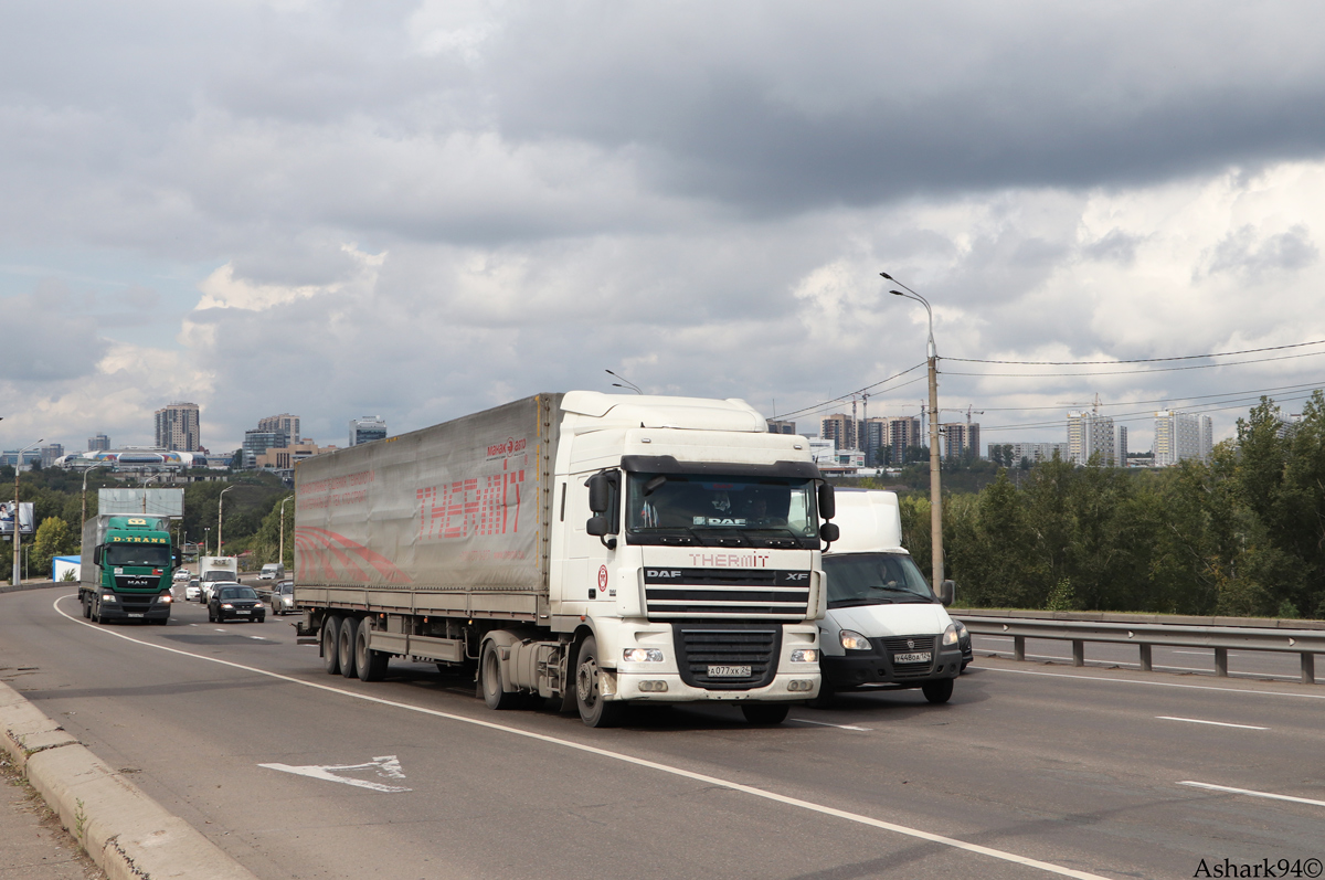 Красноярский край, № А 077 ХК 24 — DAF XF105 FT