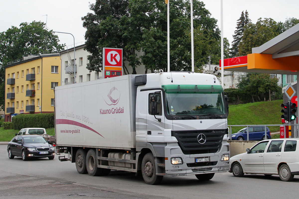 Литва, № FAT 340 — Mercedes-Benz Actros ('2003) 2544