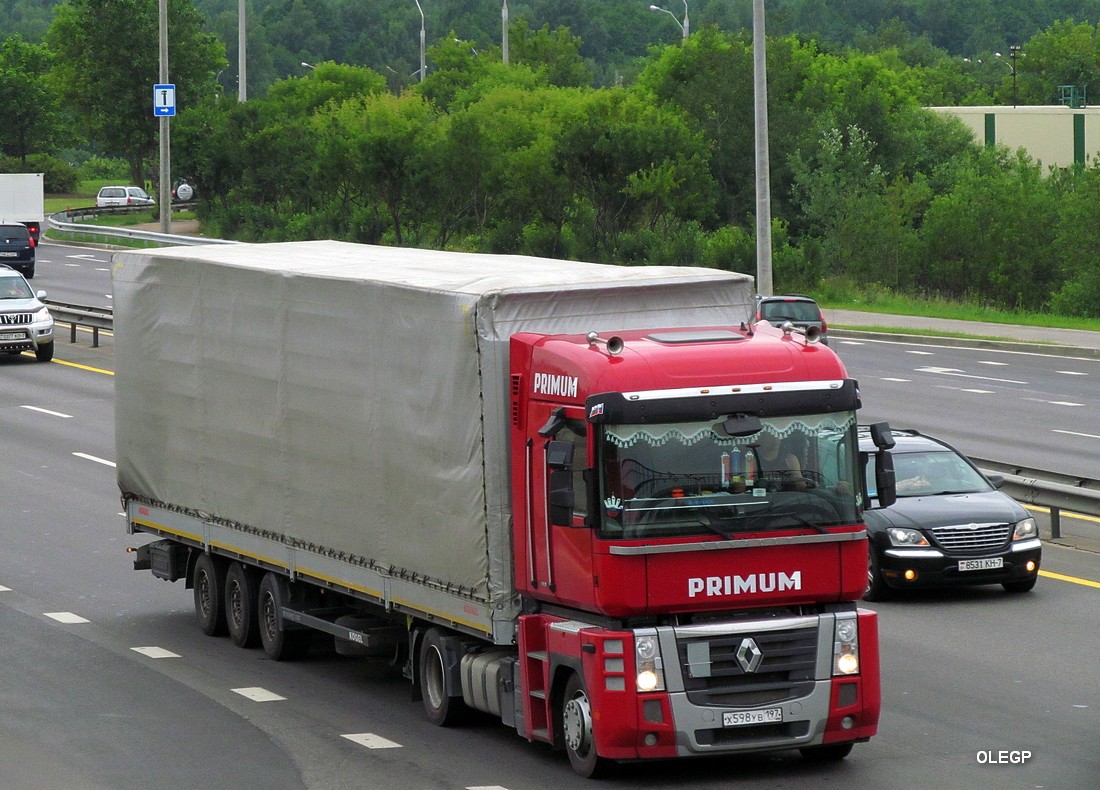 Москва, № Х 598 УВ 197 — Renault Magnum ('2008)