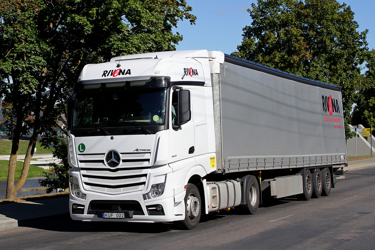 Литва, № KUF 022 — Mercedes-Benz Actros ('2011) 1845