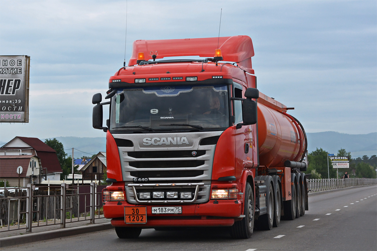 Забайкальский край, № М 183 РМ 75 — Scania ('2013) G440