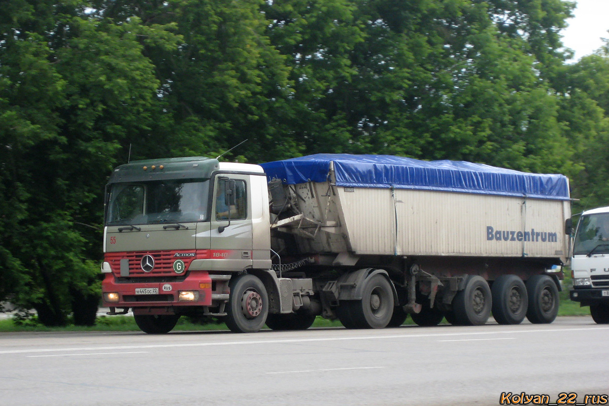 Алтайский край, № Н 445 ОС 22 — Mercedes-Benz Actros ('1997) 1840