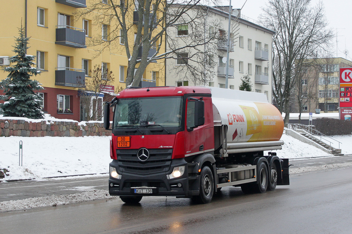 Литва, № KUT 130 — Mercedes-Benz Actros ('2011) 2545