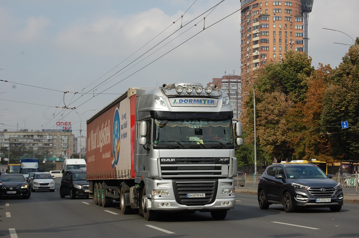 Донецкая область, № АН 8799 КЕ — DAF XF105 FT