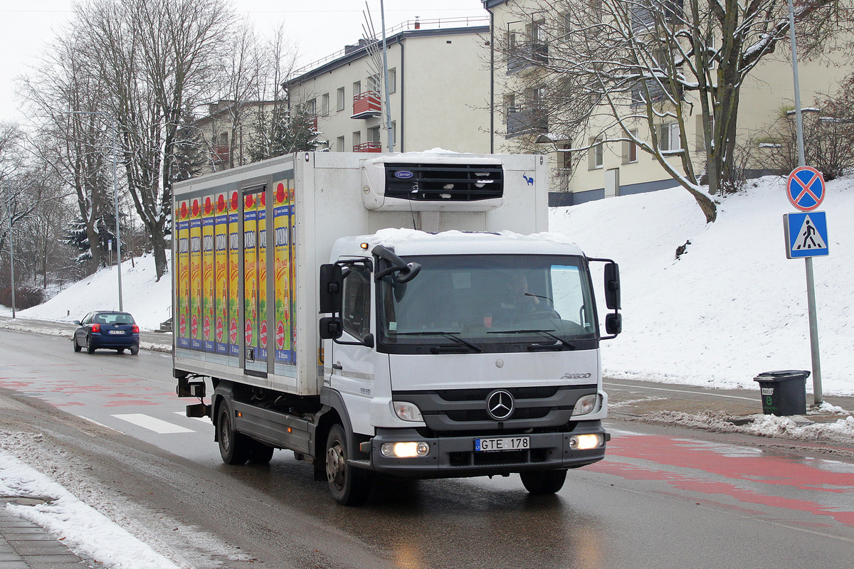 Литва, № GTE 178 — Mercedes-Benz Atego 1018