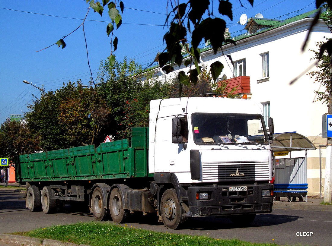 Витебская область, № АВ 5063-2 — МАЗ-6430 (общая модель)