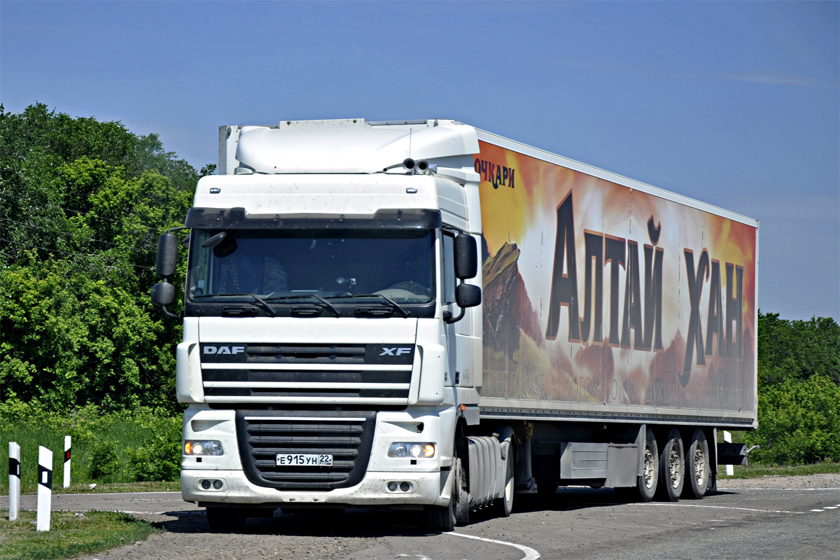 Алтайский край, № Е 915 УН 22 — DAF XF105 FT