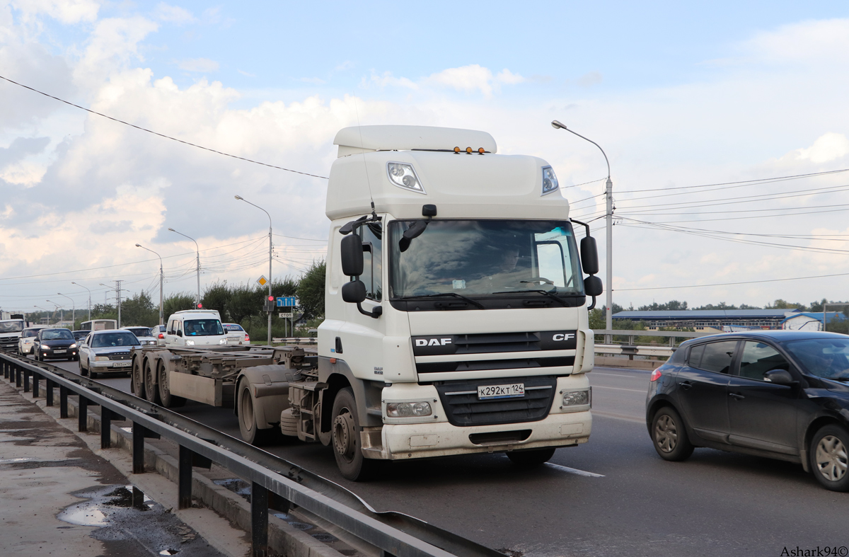 Красноярский край, № К 292 КТ 124 — DAF CF85 FT