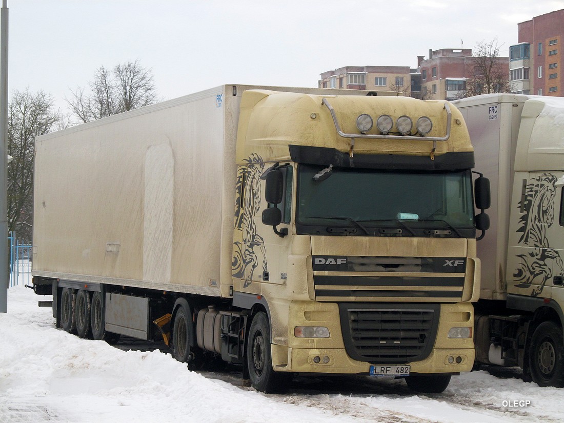 Литва, № LRF 482 — DAF XF105 FT