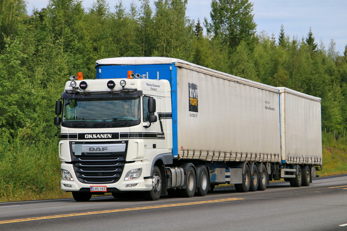 Финляндия, № LNS-163 — DAF XF Euro6 FTS