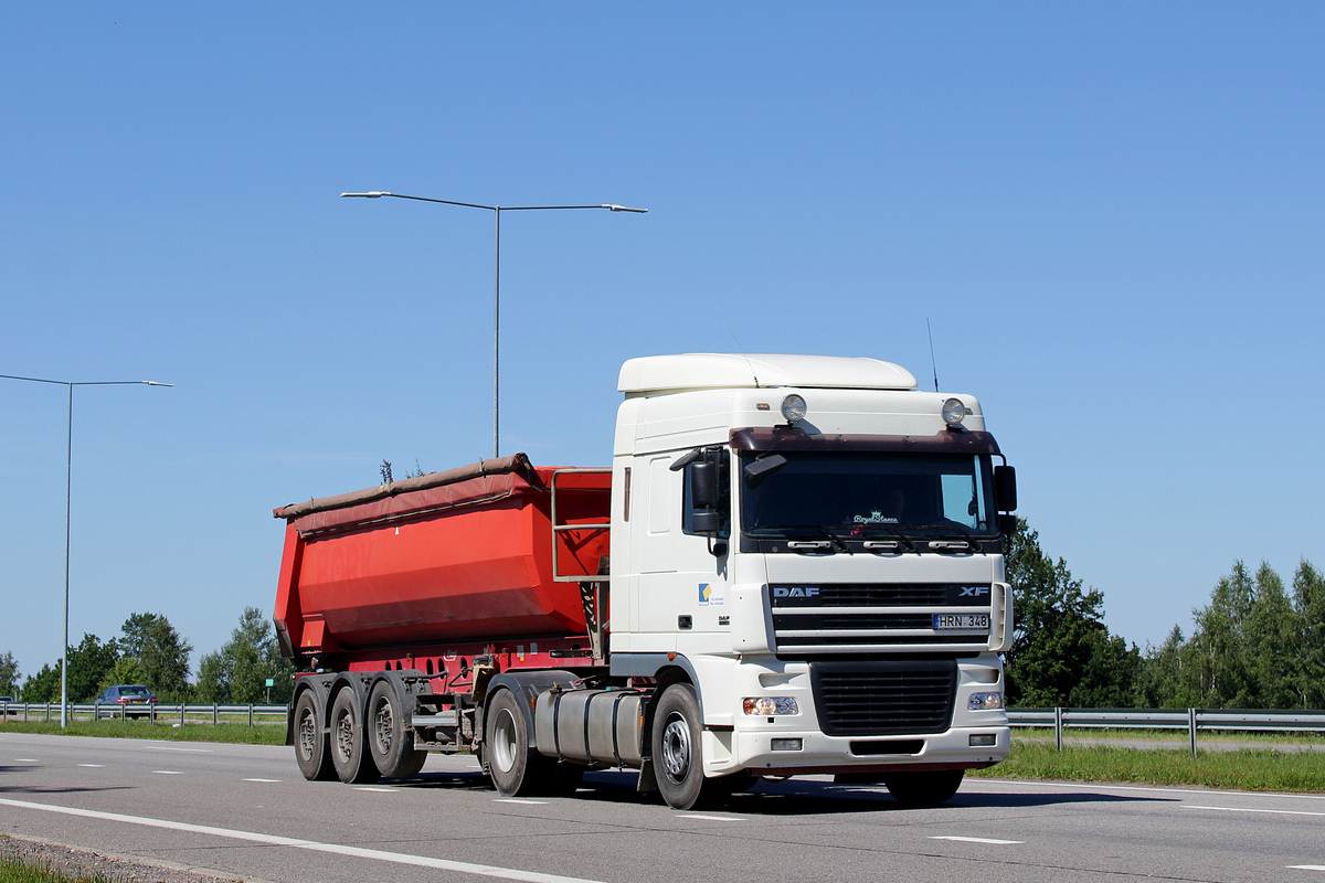 Литва, № HRN 348 — DAF XF95 FT