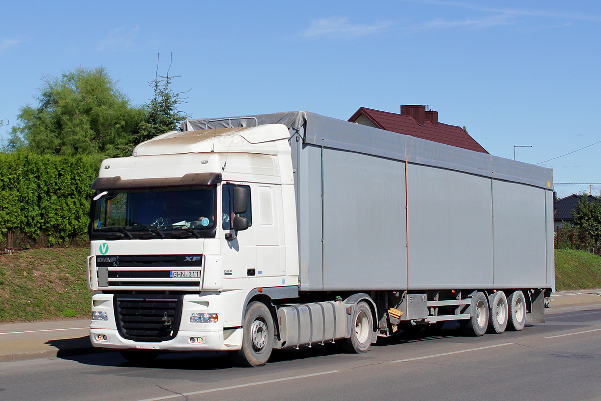 Литва, № GHN 311 — DAF XF105 FT