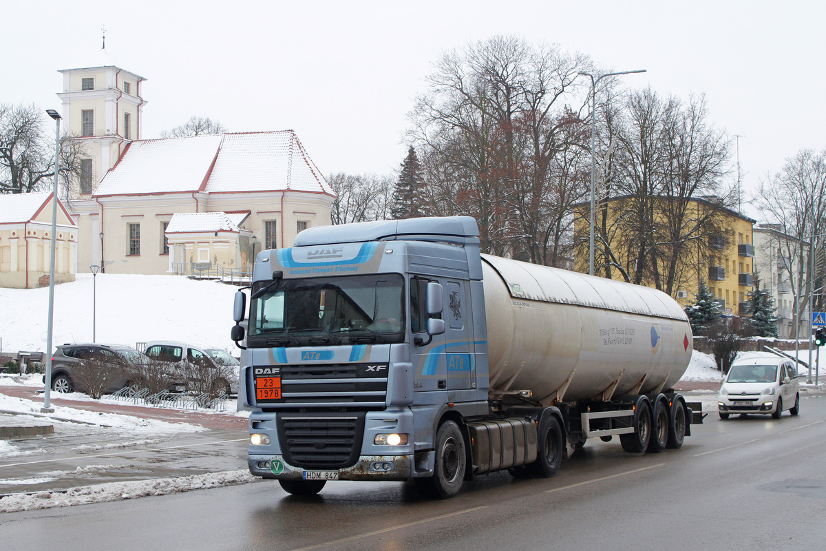 Литва, № HDM 847 — DAF XF105 FT