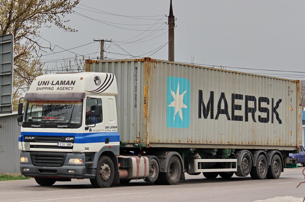 Молдавия, № C SI 386 — DAF CF85 FTP