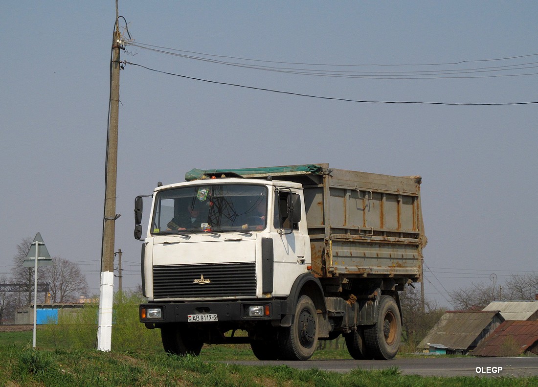 Витебская область, № АВ 9117-2 — МАЗ-5551 (общая модель)