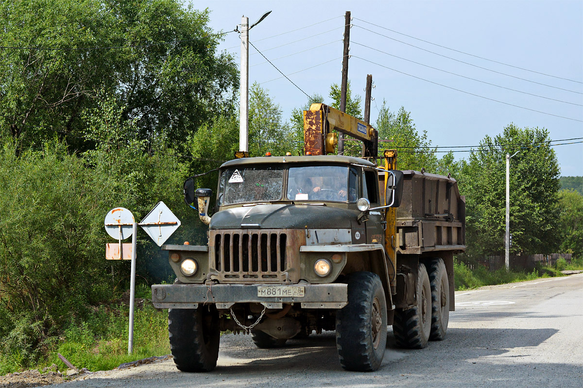 Амурская область, № М 881 МЕ 28 — Урал-375 (общая модель)