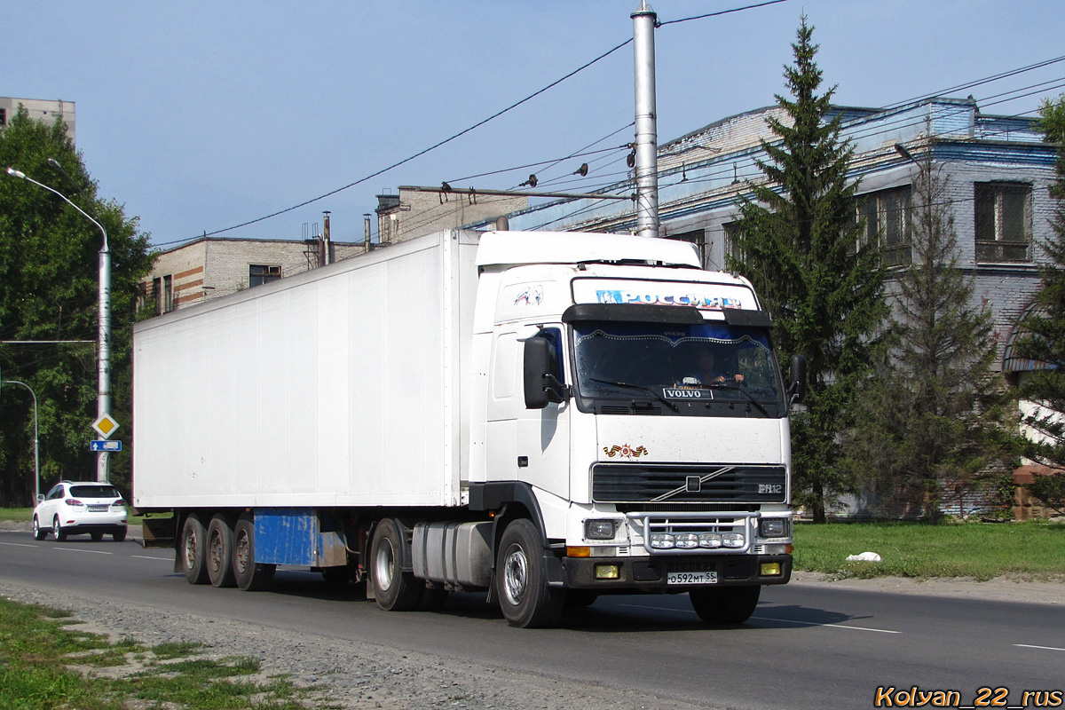 Омская область, № О 592 МТ 55 — Volvo ('1993) FH-Series