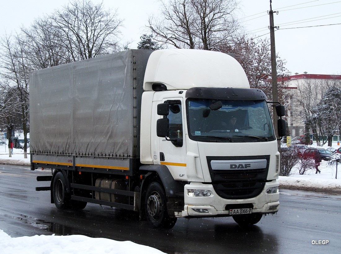 Минск, № АА 3366-7 — DAF LF Euro6 FA