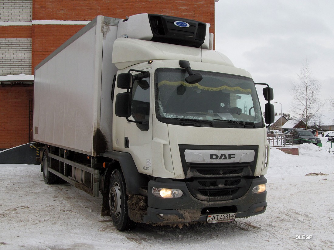 Минская область, № АТ 4381-7 — DAF LF Euro6 FA