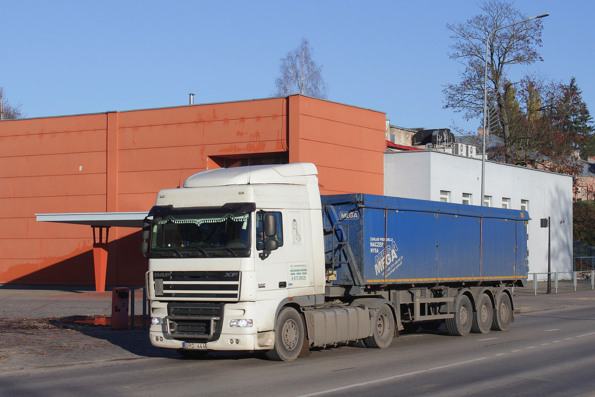 Литва, № GRD 444 — DAF XF105 FT